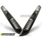 Fanali Posteriori LED LED Nero per Ford Focus Mk2 09/2004-2008 (Cod. TT-LDFO08)