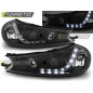 Fari Anteriori con Luci Diurne Luci Diurne Nero per Ford Mondeo 10/1996-08/2000 (Cod. TT-LPFO17)
