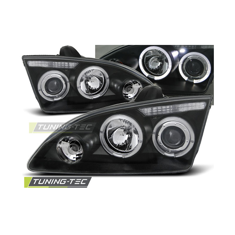 Fari Anteriori Angel Eyes per Ford Focus Ii 09/2004-01/2008 (Cod. TT-LPFO14)
