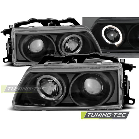 Fari Anteriori Angel Eyes per Honda Crx 1990-02/1992 (Cod. TT-LPHO18)