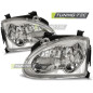 Fanali Posteriori Cromato per Honda Crx Del Sol 03/1992-1997 (Cod. TT-LPHO25)