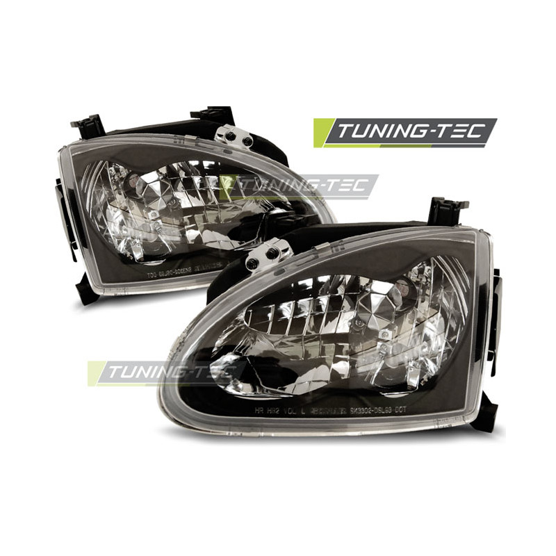 Fanali Posteriori Nero per Honda Crx Del Sol 03/1992-1997 (Cod. TT-LPHO26)