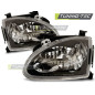 Fanali Posteriori Nero per Honda Crx Del Sol 03/1992-1997 (Cod. TT-LPHO26)