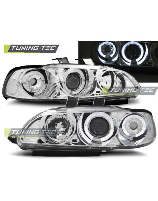 Fari Anteriori Angel Eyes per Honda Civic 2D/3D 09/1991-08/1995 (Cod. TT-LPHO01)