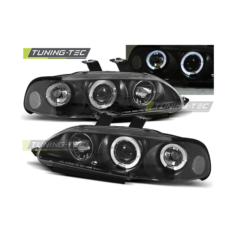 Fari Anteriori Angel Eyes per Honda Civic 4D 09/1991-08/1995 (Cod. TT-LPHO12)