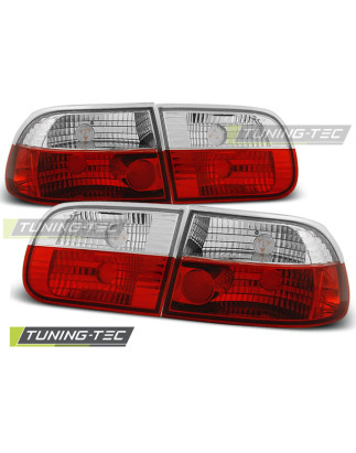 Fanali Posteriori Rosso/bianco per Honda Civic 3D 09/1991-08/1995 (Cod. TT-LTHO05)