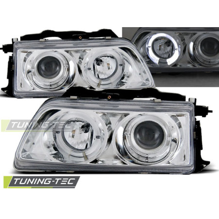 Fari Anteriori Angel Eyes per Honda Crx 1990-02/1992 (Cod. TT-LPHO16)