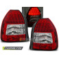 Fanali Posteriori LED Rosso/bianco per Honda Civic 3D 09/1995-02/2001 (Cod. TT-LDHO02)