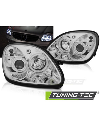 Fari Anteriori Angel Eyes per Mercedes-Benz R170 Slk 04/1996-2004 (Cod. TT-LPME14)