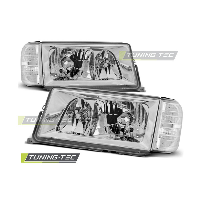 Fari Anteriori Cromato per Mercedes-Benz 190 W201/190 12/1982-05/1993 (Cod. TT-LPME20)