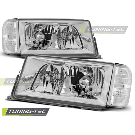 Fari Anteriori Cromato per Mercedes-Benz 190 W201/190 12/1982-05/1993 (Cod. TT-LPME20)