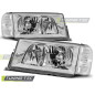 Fari Anteriori Cromato per Mercedes-Benz 190 W201/190 12/1982-05/1993 (Cod. TT-LPME20)