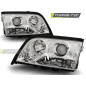 Fari Anteriori Cromato per Mercedes-Benz W202 Classe C 06/1993-06/2000 (Cod. TT-LPME41)