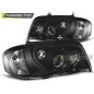 Fari Anteriori Nero per Mercedes-Benz W202 Classe C 06/1993-06/2000 (Cod. TT-LPME11)