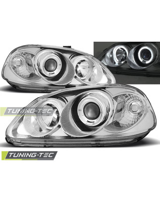 Fari Anteriori Angel Eyes per Honda Civic 09/1995-02/1999 (Cod. TT-LPHO04)