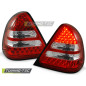 Fanali Posteriori LED Rosso/bianco per Mercedes-Benz W202 Classe C 06/1993-06/2000 (Cod. TT-LDME14)