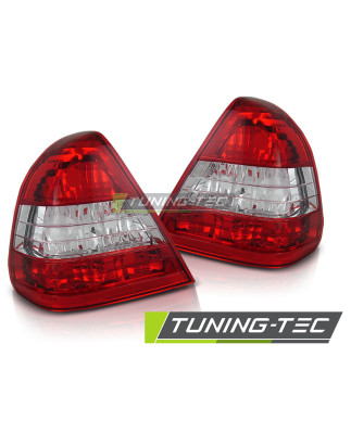 Fanali Posteriori Rosso/bianco per Mercedes-Benz W202 Classe C 06/1993-06/2000 (Cod. TT-LTME02)