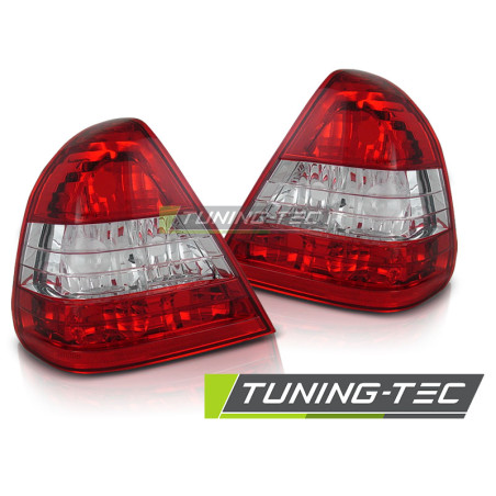 Fanali Posteriori Rosso/bianco per Mercedes-Benz W202 Classe C 06/1993-06/2000 (Cod. TT-LTME02)