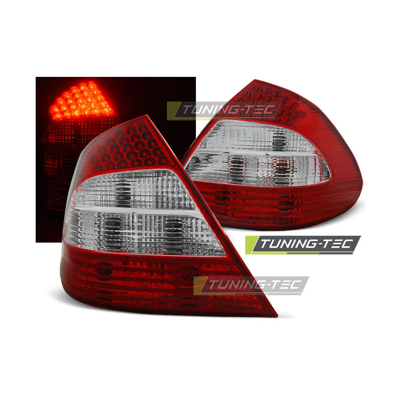 Fanali Posteriori LED Rosso/bianco per Mercedes-Benz W211 Classe E 03/2002-04/2006 (Cod. TT-LDME19)