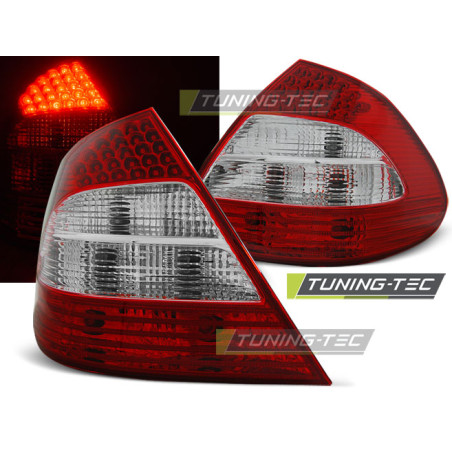 Fanali Posteriori LED Rosso/bianco per Mercedes-Benz W211 Classe E 03/2002-04/2006 (Cod. TT-LDME19)
