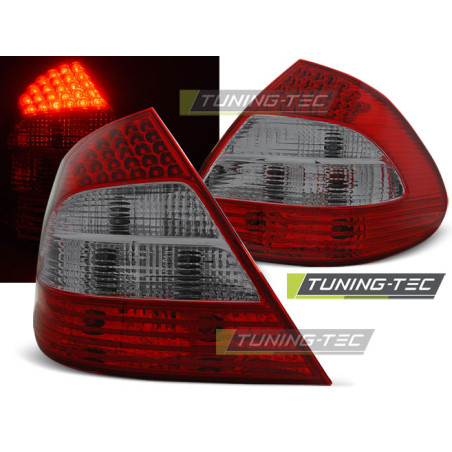 Fanali Posteriori LED Rosso Fumé per Mercedes-Benz W211 Classe E 03/2002-04/2006 (Cod. TT-LDME20)