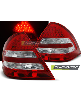 Fanali Posteriori LED Rosso/bianco per Mercedes-Benz Classe C W203 2004-2007 (Cod. TT-LDME37)
