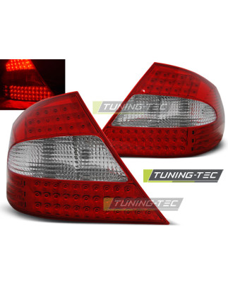 Fanali Posteriori LED Rosso/bianco per Mercedes-Benz Clk W209 2003-2010 (Cod. TT-LDME41)