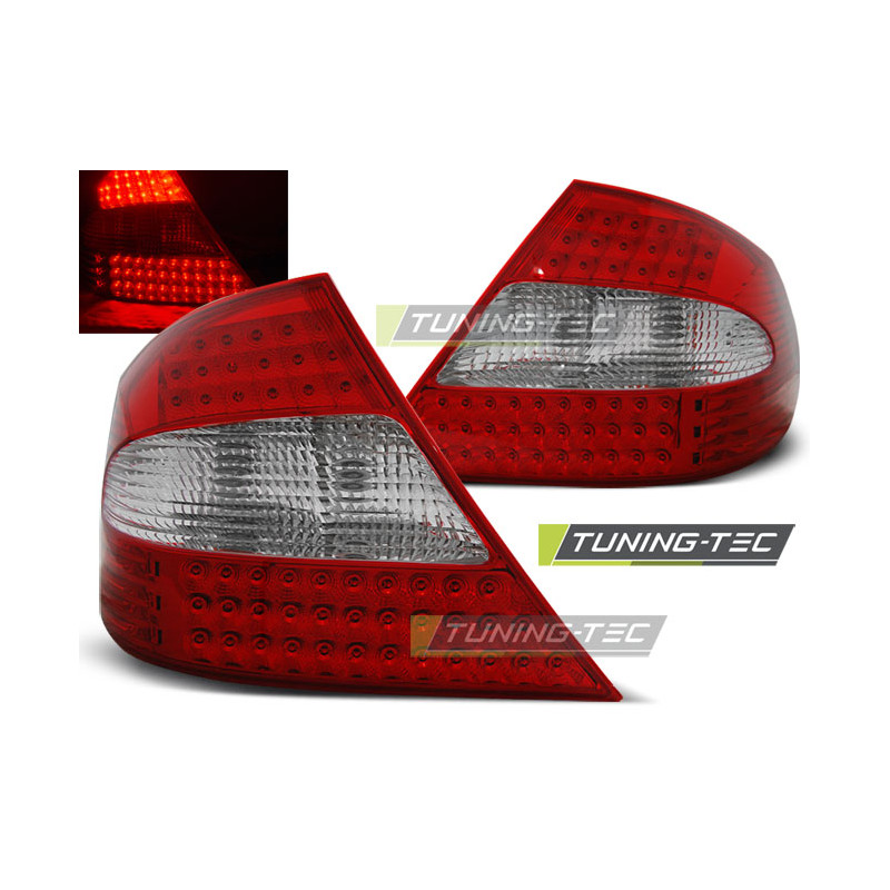 Fanali Posteriori LED Rosso/bianco per Mercedes-Benz Clk W209 2003-2010 (Cod. TT-LDME41)