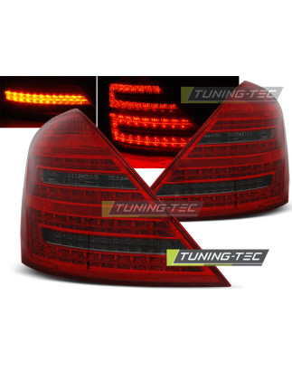 Fanali Posteriori LED Rosso Fumé per Mercedes-Benz W221 S-klasa 2005-2009 (Cod. TT-LDME51)