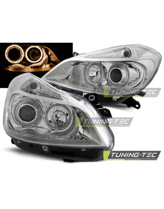 Fari Anteriori Angel Eyes per Renault Clio 3 2005-2009 (Cod. TT-LPRE29)