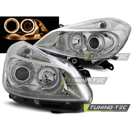 Fari Anteriori Angel Eyes per Renault Clio 3 2005-2009 (Cod. TT-LPRE29)