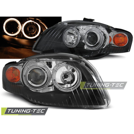Fari Anteriori Angel Eyes per Audi A4 B7 11/2004-03/2008 (Cod. TT-LPAU58)