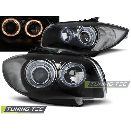 Fari Anteriori Angel Eyes per BMW 1 E87/E81/82/88 2004-2011 (Cod. TT-LPBMA4)