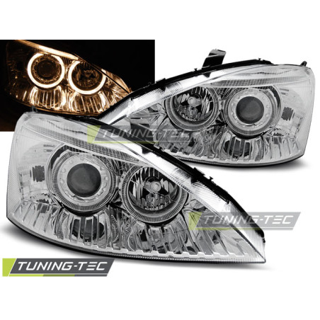 Fari Anteriori Angel Eyes per Ford Focus 10/1998-10/2001 (Cod. TT-LPFO41)