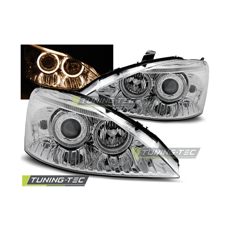 Fari Anteriori Angel Eyes per Ford Focus 11/2001-10/2004 (Cod. TT-LPFO45) Fari Anteriori Angel Eyes per Ford Focus 11/2001-10/2004 (Cod. TT-LPFO45)