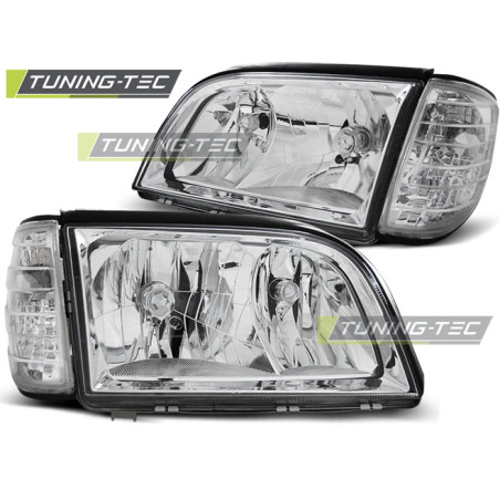 Fari Anteriori Cromato per Mercedes-Benz W140 S-klasa 03/1991-10/1998 (Cod. TT-LPME73)