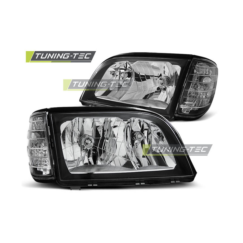 Fari Anteriori Nero per Mercedes-Benz W140 S-klasa 03/1991-10/1998 (Cod. TT-LPME74)