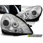 Fari Anteriori Cromato per Mercedes-Benz R171 Slk 2004-2011 (Cod. TT-LPME77)