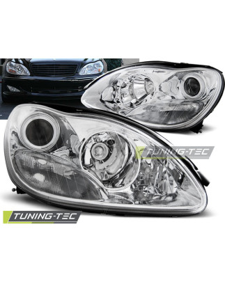 Fari Anteriori Cromato per Mercedes-Benz W220 S-klasa 09/1998-05/2005 (Cod. TT-LPME79)
