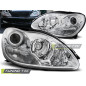 Fari Anteriori Cromato per Mercedes-Benz W220 S-klasa 09/1998-05/2005 (Cod. TT-LPME79)