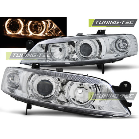 Fari Anteriori Angel Eyes per Opel Vectra B 1999-2002 (Cod. TT-LPOP83)