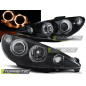 Fari Anteriori Angel Eyes per Peugeot 206 Dal 2002 (Cod. TT-LPPE27)