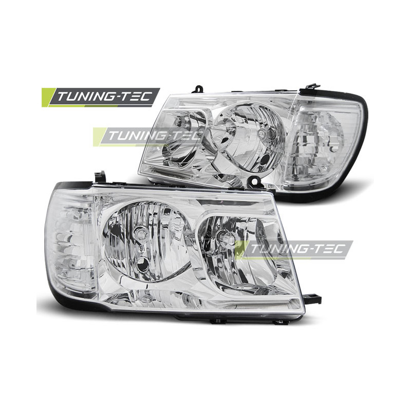 Fanali Posteriori Cromato per Toyota Land Cruiser Fj100 1998-2004 (Cod. TT-LPTO20)