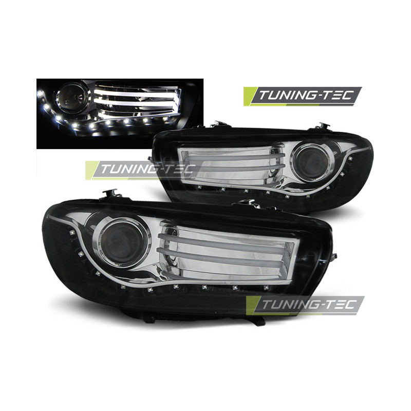 Fari Anteriori Nero per Volkswagen Scirocco 2008-04/2014 (Cod. TT-LPVWG9)