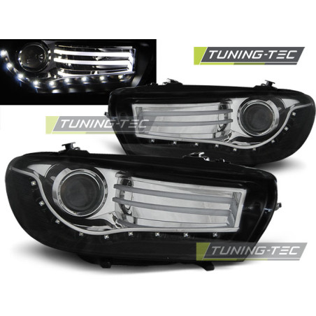 Fari Anteriori Nero per Volkswagen Scirocco 2008-04/2014 (Cod. TT-LPVWG9)