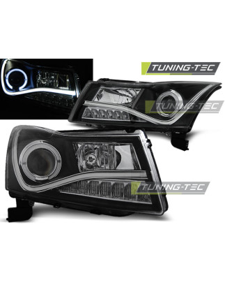 Fari Anteriori con Luci Diurne Luci Diurne Nero per Chevrolet Cruze 2009-2012 (Cod. TT-LPCT04)
