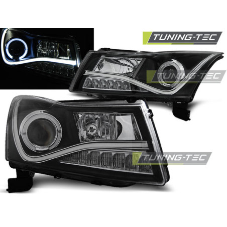 Fari Anteriori con Luci Diurne Luci Diurne Nero per Chevrolet Cruze 2009-2012 (Cod. TT-LPCT04)