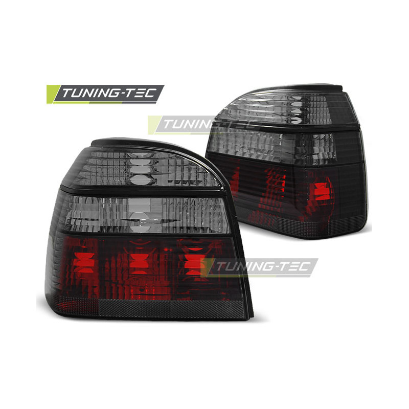Fanali Posteriori Rosso Fumé per Volkswagen Golf Iii 1991-1997 (Cod. TT-LTVW98)
