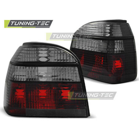 Fanali Posteriori Rosso Fumé per Volkswagen Golf Iii 1991-1997 (Cod. TT-LTVW98)