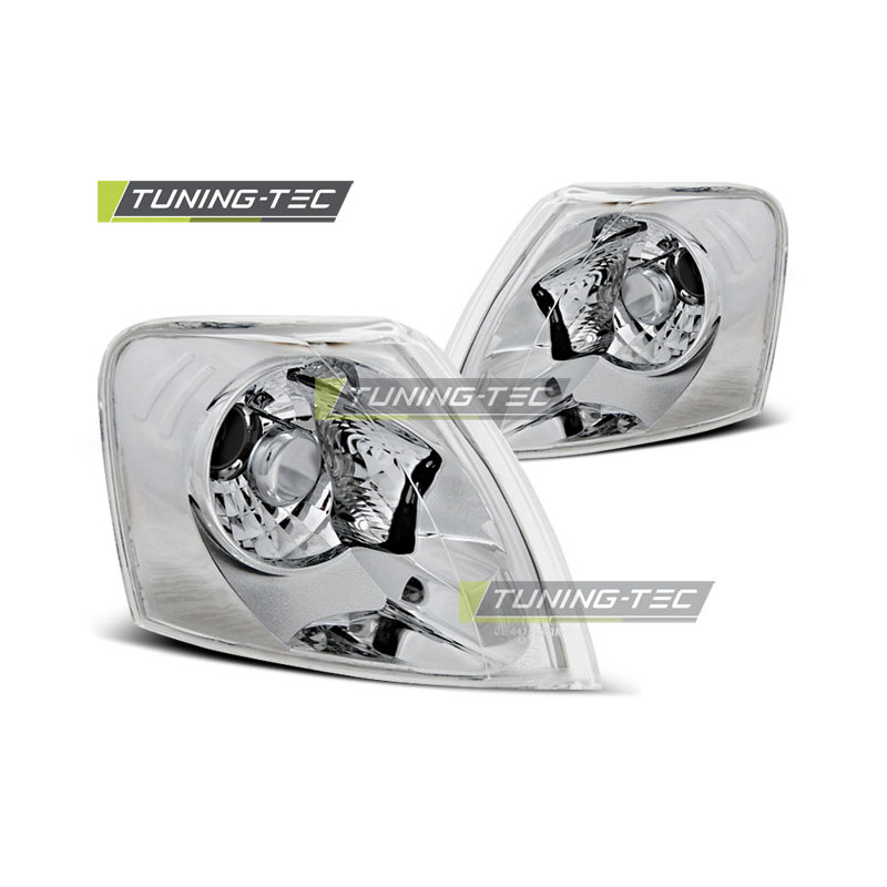 Indicatori Anteriori Cromato per Volkswagen Passat B5 11/1996-08/2000 (Cod. TT-KPVW09)